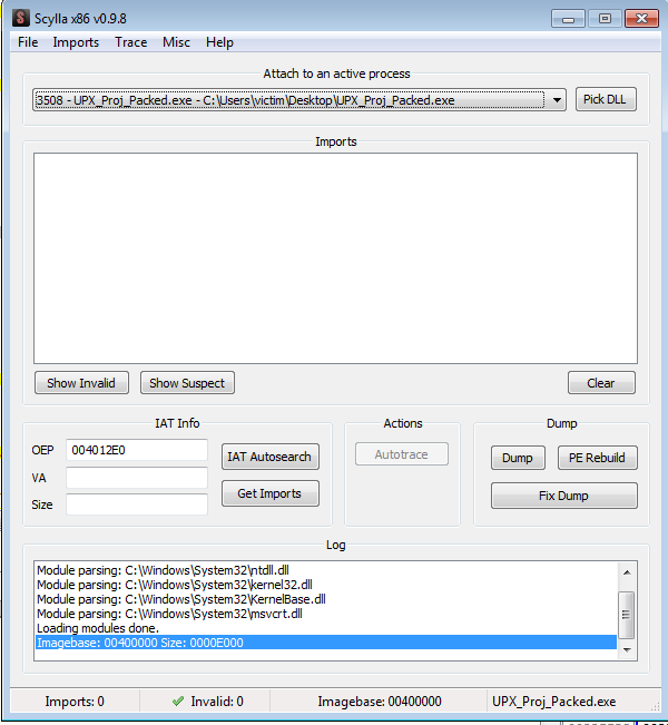 Dump process with Scylla