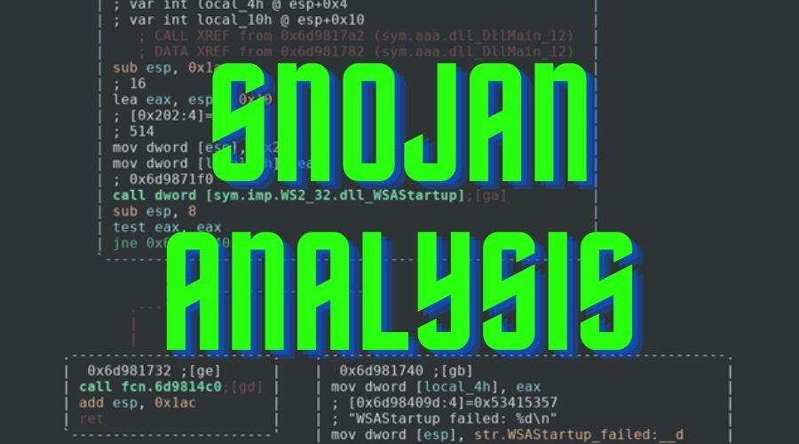 Snojan Malware Analysis
