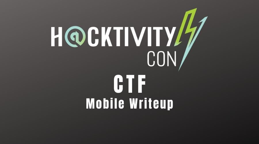 HacktivityCon CTF